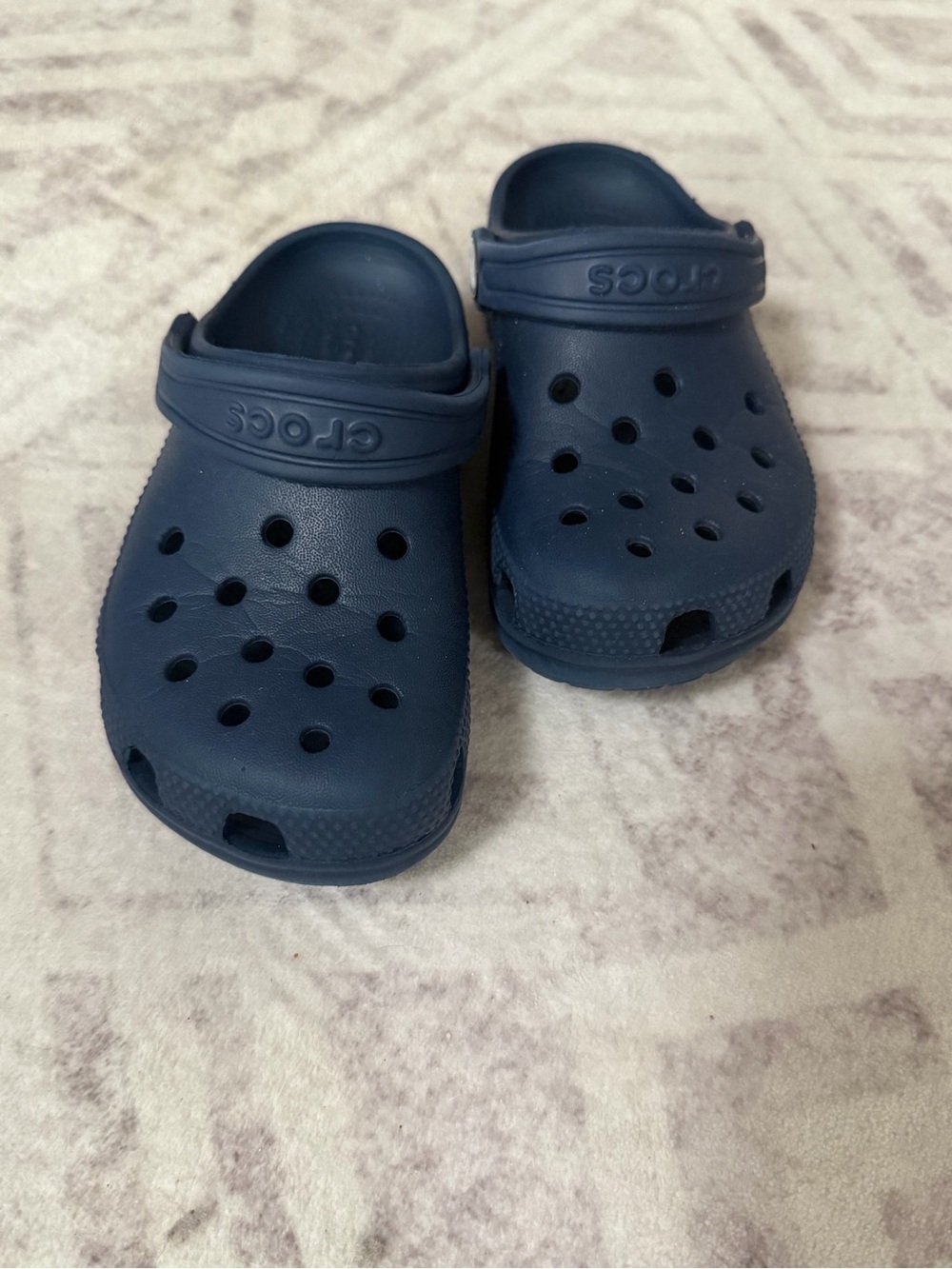 CROCS Kids Navy Blue Classic Clog